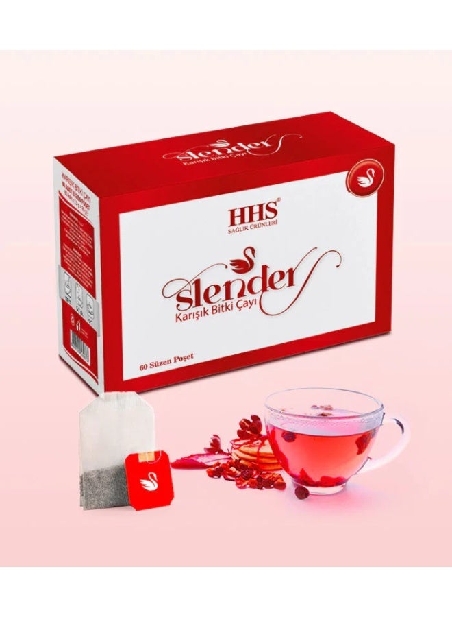 أتش أتش أس شاي أعشاب مختلط خفيف، 60 كيسًا: مزيج طبيعي لدعم الصحة والهضم - Image 3